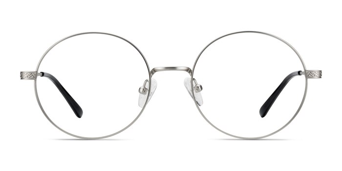 Inscription Argenté Métal Montures de lunettes de vue d'EyeBuyDirect