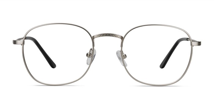 Suspense Silver Metal Eyeglass Frames from EyeBuyDirect