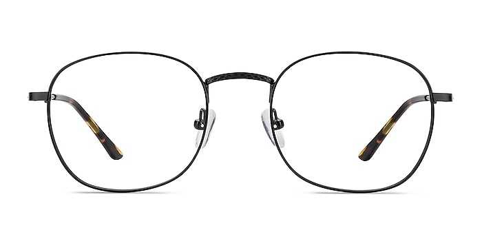 Suspense Noir Métal Montures de lunettes de vue d'EyeBuyDirect