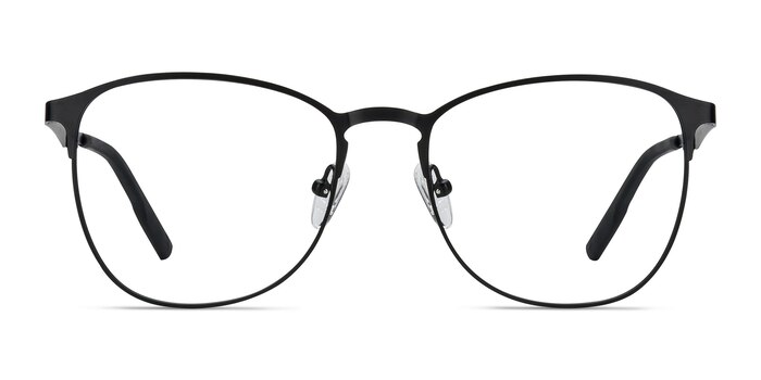 Ember Matte Black Metal Eyeglass Frames from EyeBuyDirect