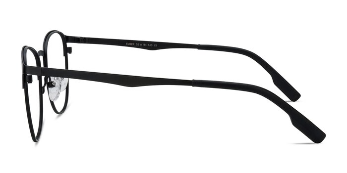 Ember Matte Black Métal Montures de lunettes de vue d'EyeBuyDirect