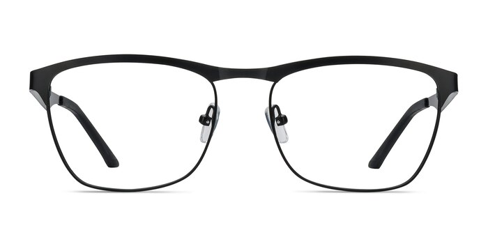 Foundry Noir Métal Montures de lunettes de vue d'EyeBuyDirect