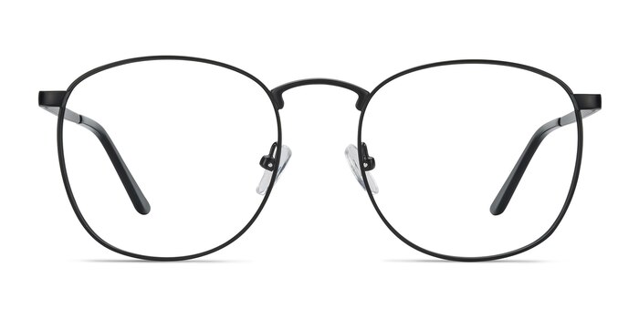 St Michel Black Metal Eyeglass Frames from EyeBuyDirect