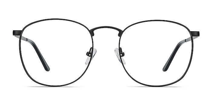 St Michel Noir Métal Montures de lunettes de vue d'EyeBuyDirect