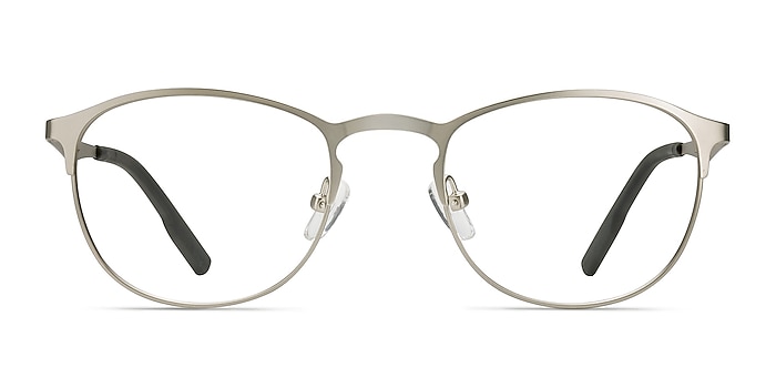 Function Argenté Métal Montures de lunettes de vue d'EyeBuyDirect