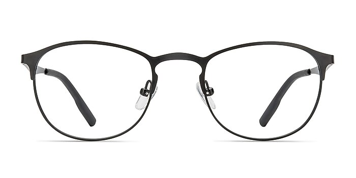 Function Noir Métal Montures de lunettes de vue d'EyeBuyDirect