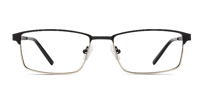 Prime Black Brown Metal Eyeglass Frames from EyeBuyDirect