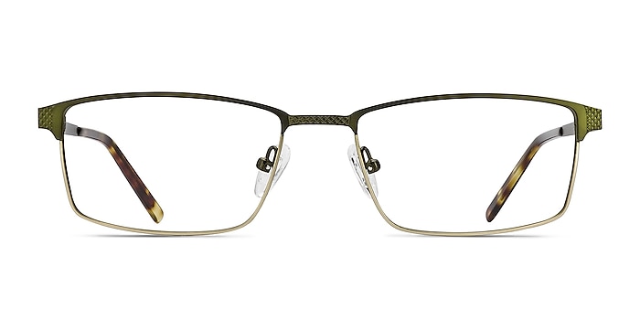 Prime Green Bronze Metal Eyeglass Frames from EyeBuyDirect