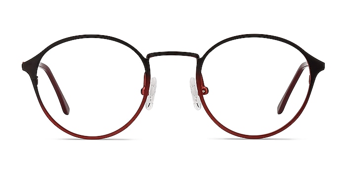 Rising Red Black Metal Eyeglass Frames from EyeBuyDirect