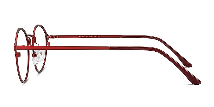 Rising Red Black Métal Montures de lunettes de vue d'EyeBuyDirect