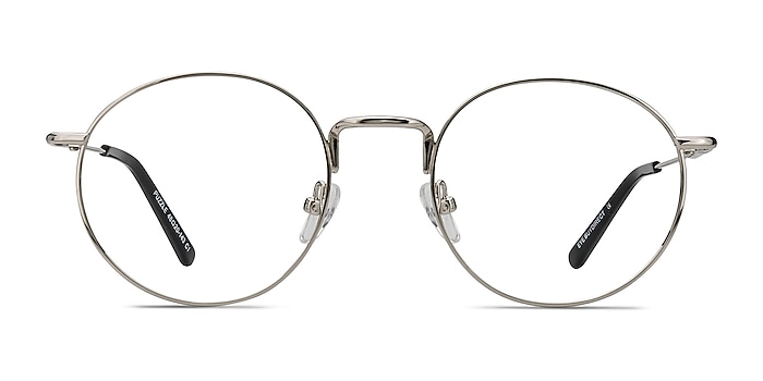 Puzzle Silver Metal Eyeglass Frames from EyeBuyDirect