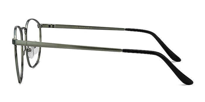 Closer Matte Blue Métal Montures de lunettes de vue d'EyeBuyDirect