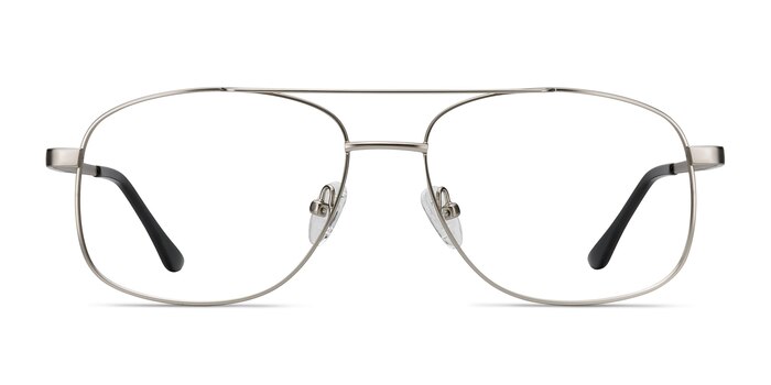 Chronicles Silver Metal Eyeglass Frames from EyeBuyDirect