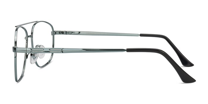 Chronicles Blue Metal Eyeglass Frames from EyeBuyDirect