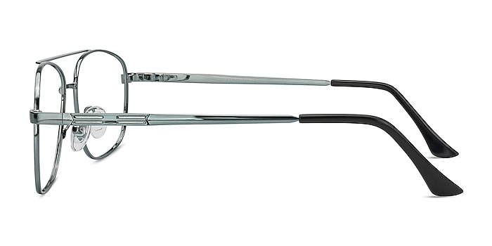 Chronicles Blue Metal Eyeglass Frames from EyeBuyDirect
