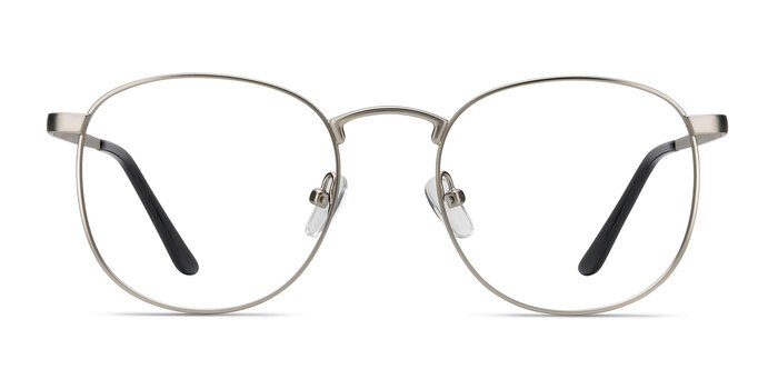 St Michel Silver Metal Eyeglass Frames from EyeBuyDirect
