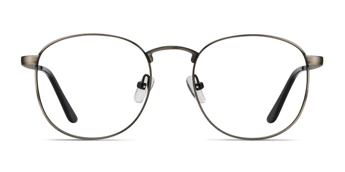 St Michel Gunmetal Métal Montures de lunettes de vue d'EyeBuyDirect
