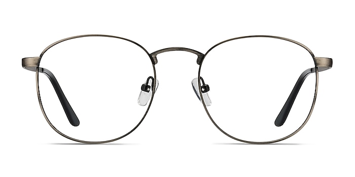 St Michel Gunmetal Métal Montures de lunettes de vue d'EyeBuyDirect