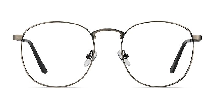 St Michel Gunmetal Metal Eyeglass Frames from EyeBuyDirect