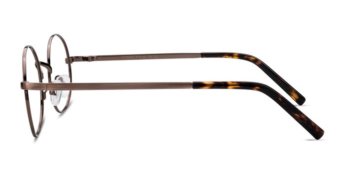 Socrates Brown Tortoise Metal Eyeglass Frames from EyeBuyDirect