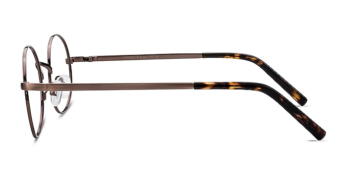 Socrates Brown Tortoise Metal Eyeglass Frames from EyeBuyDirect