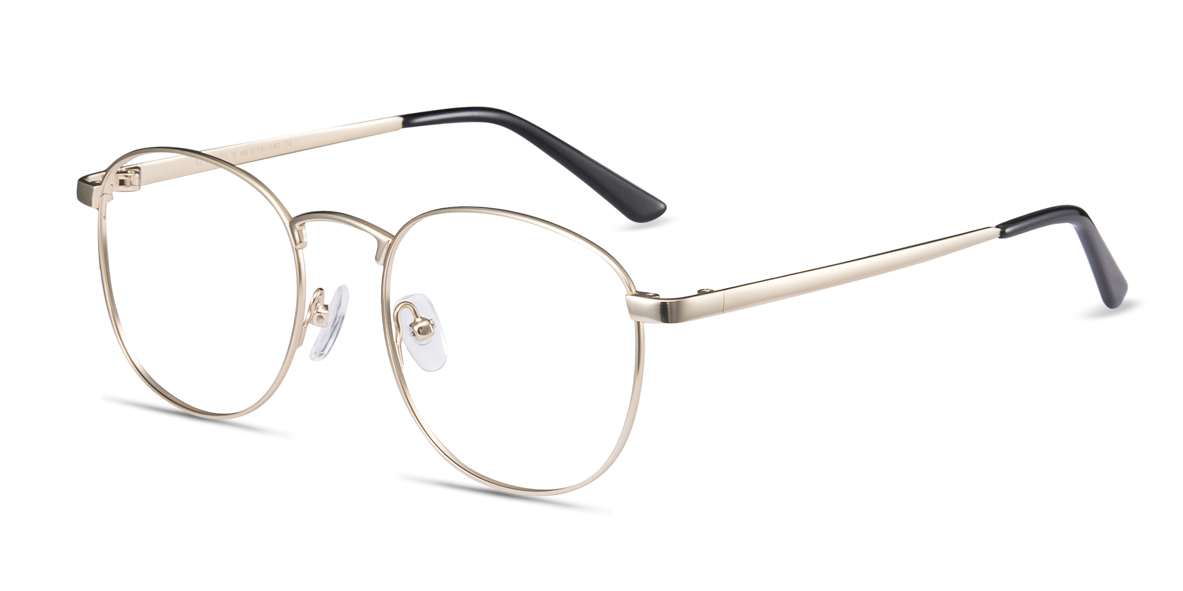 St Michel Round Golden Full Rim Eyeglasses Eyebuydirect Canada 