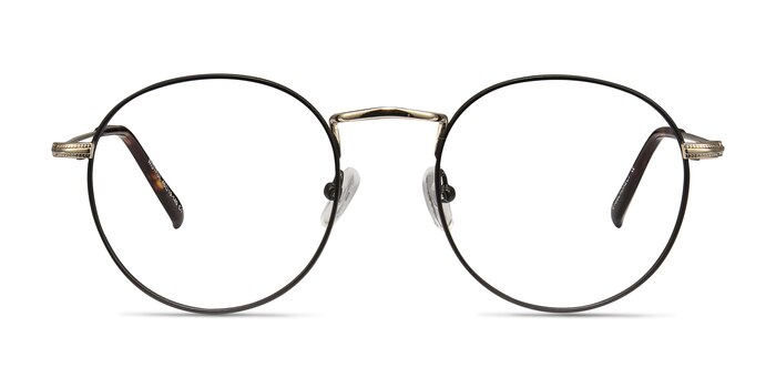 Wistful Black Metal Eyeglass Frames from EyeBuyDirect