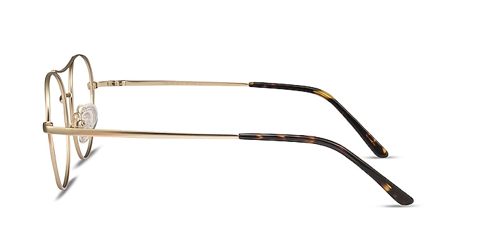 Cassini Golden Metal Eyeglass Frames from EyeBuyDirect