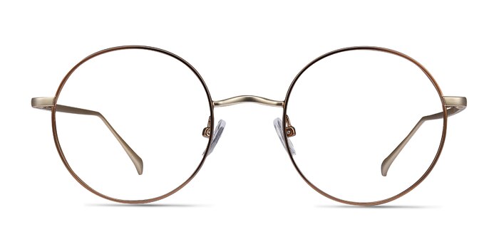 Synapse Brun Métal Montures de lunettes de vue d'EyeBuyDirect