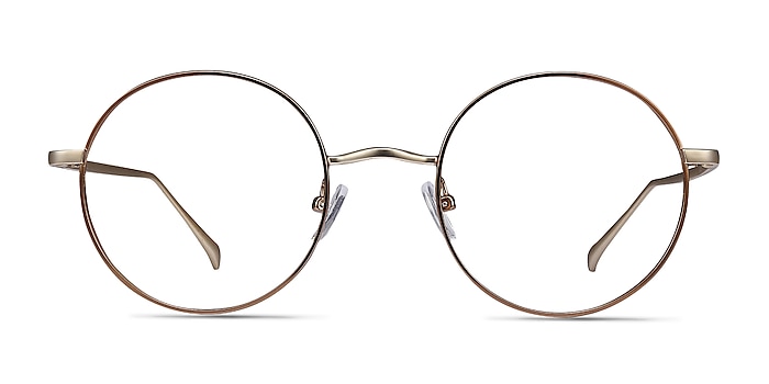Synapse Marron Métal Montures de lunettes de vue d'EyeBuyDirect