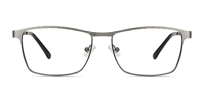 Caliber Gunmetal Metal Eyeglass Frames from EyeBuyDirect