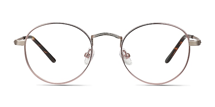 Cupertino Victorian Pink Metal Eyeglass Frames from EyeBuyDirect