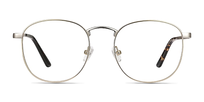 ST MICHEL Starlight Yellow Metal Eyeglass Frames from EyeBuyDirect