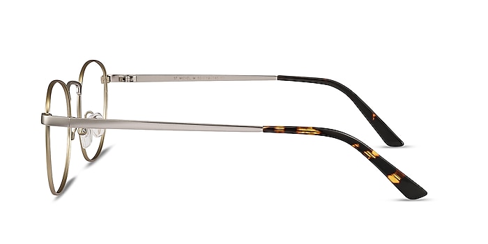 ST MICHEL Starlight Yellow Metal Eyeglass Frames from EyeBuyDirect
