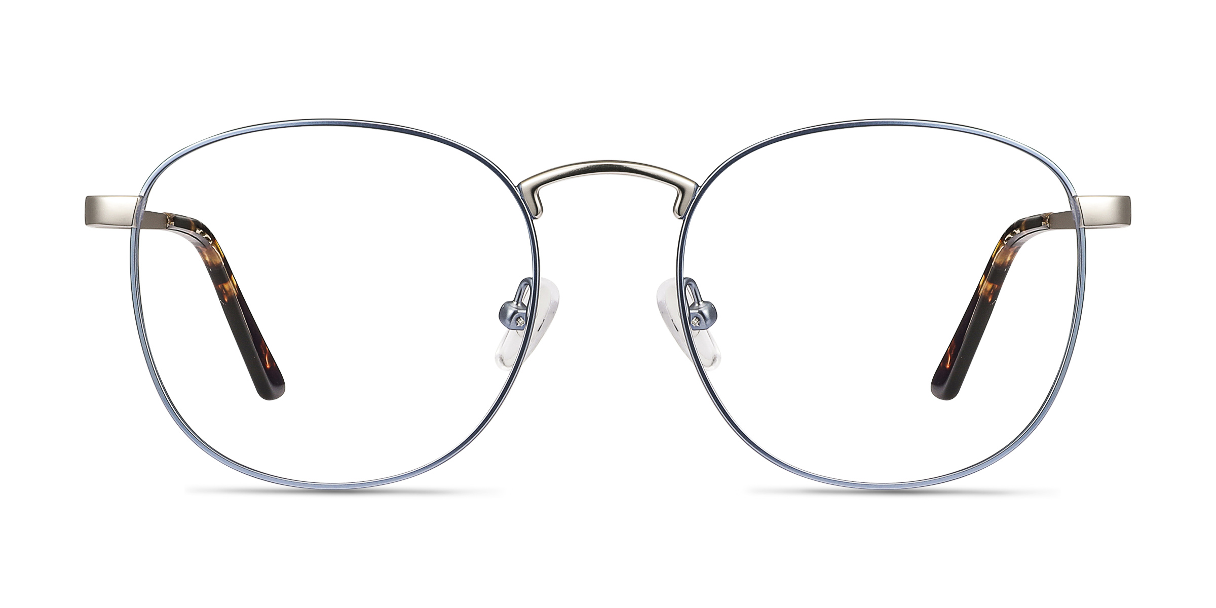 St Michel Round Frost Blue Full Rim Eyeglasses Eyebuydirect