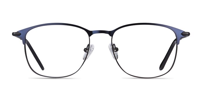 Cella Navy Metal Eyeglass Frames from EyeBuyDirect
