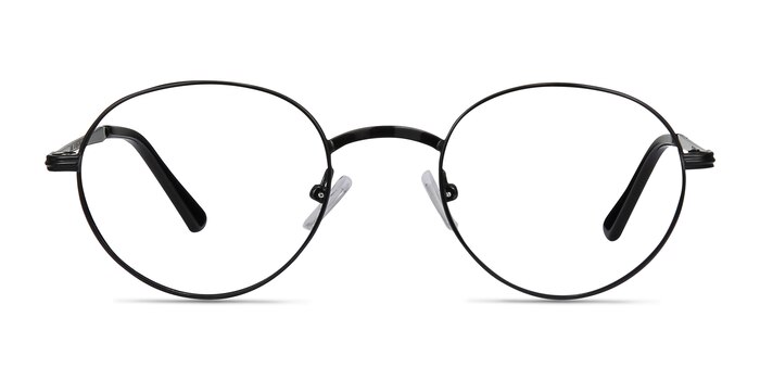 Izabel Noir Métal Montures de lunettes de vue d'EyeBuyDirect