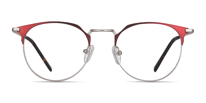 Veronica Rouge Métal Montures de lunettes de vue d'EyeBuyDirect