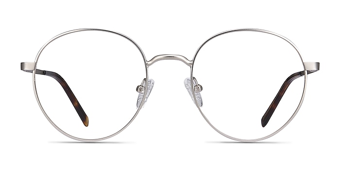 Nomad Silver Metal Eyeglass Frames from EyeBuyDirect