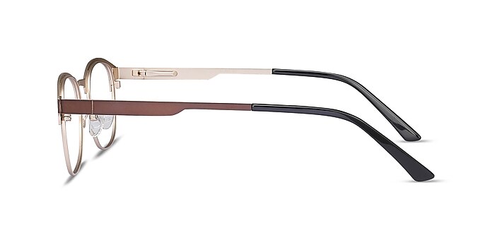 Toledo Brun Métal Montures de lunettes de vue d'EyeBuyDirect