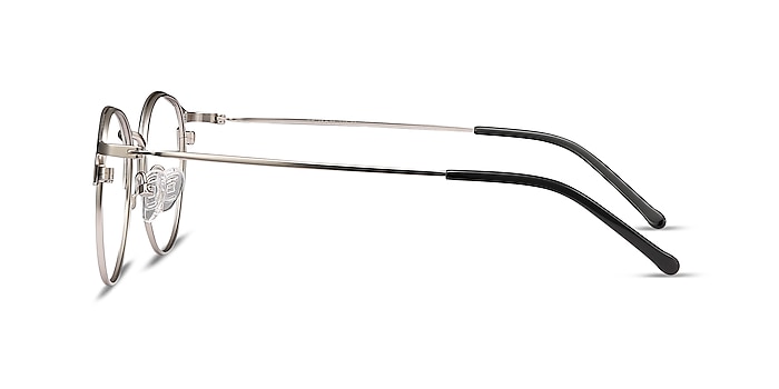 Jive Black & Silver Metal Eyeglass Frames from EyeBuyDirect