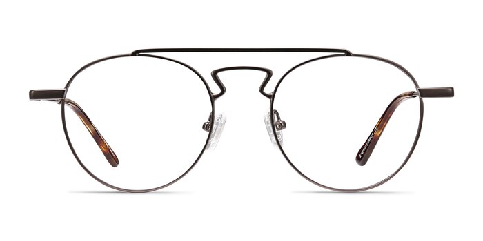 Chariot Gunmetal Métal Montures de lunettes de vue d'EyeBuyDirect