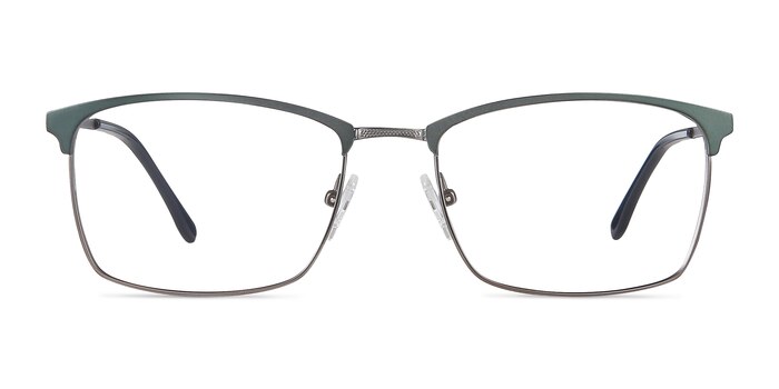 Signal Green Metal Eyeglass Frames from EyeBuyDirect
