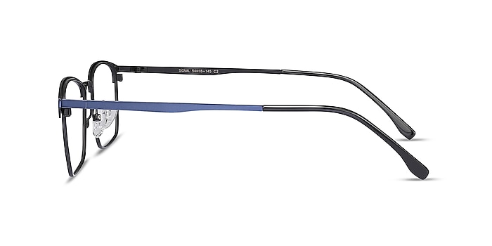 Signal Bleu Métal Montures de lunettes de vue d'EyeBuyDirect