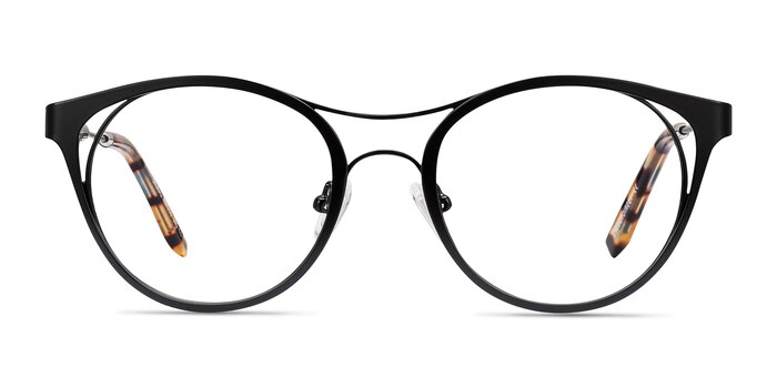 Bravo Noir Métal Montures de lunettes de vue d'EyeBuyDirect