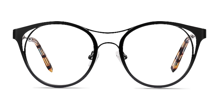 Bravo Noir Métal Montures de lunettes de vue d'EyeBuyDirect