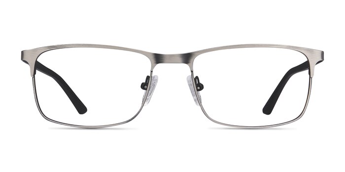 Wit Gunmetal Métal Montures de lunettes de vue d'EyeBuyDirect
