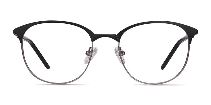 Perceive Black Gunmetal Metal Eyeglass Frames from EyeBuyDirect