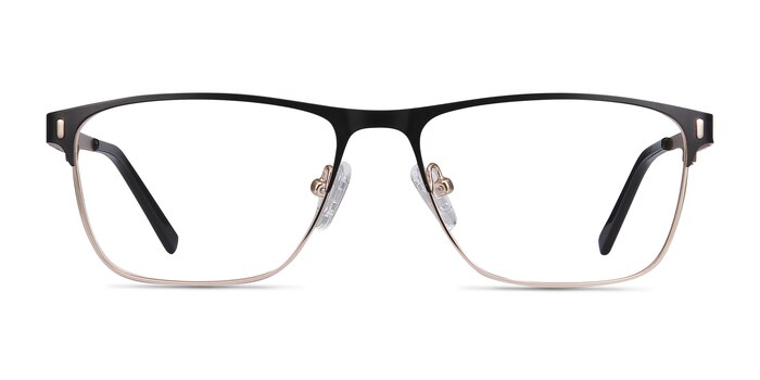 Media Black Metal Eyeglass Frames from EyeBuyDirect