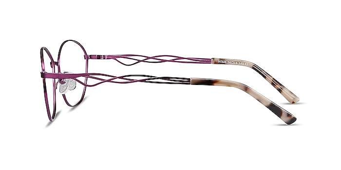Helix Purple Metal Eyeglass Frames from EyeBuyDirect